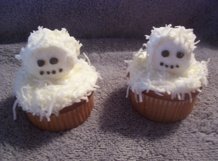 Snowmen Cupcakes
